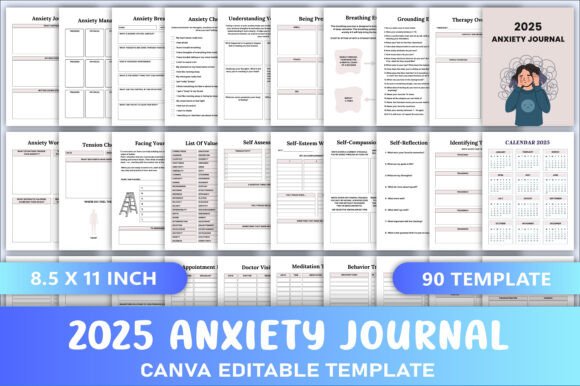 2025 Anxiety Journal: A Comprehensive Tool for Mental Wellness