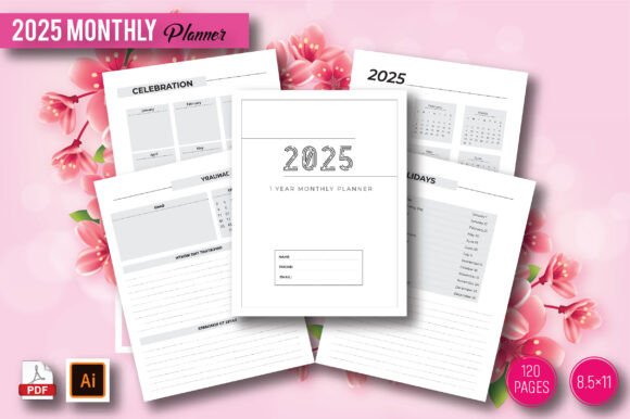 2025 MONTHLY PLANNER – KDP Interior