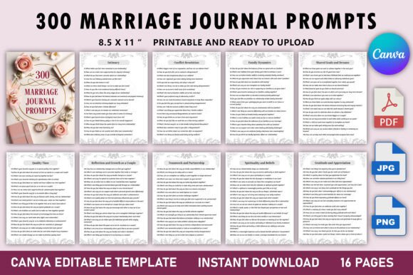 300 Marriage Journal Prompts