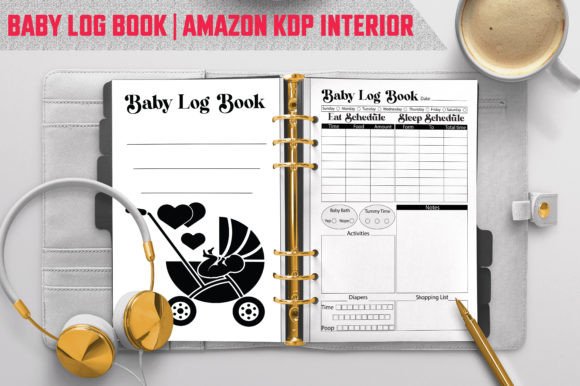 Baby Log Book Amazon KDP Interior