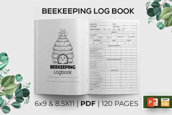 Beekeeping Logbook Journal KDP Interior: A Practical Guide for Beekeepers