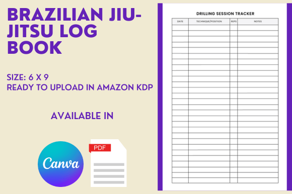 BJJ Log Book - KDP: A Smart Business Tool