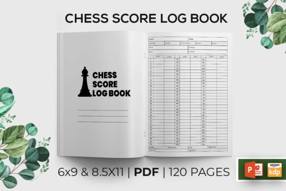 Chess Score Logbook Journal KDP Template