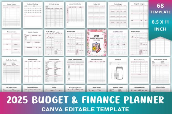 Editable 2025 Budget Finance Planner: A Strategic Tool for Financial Control
