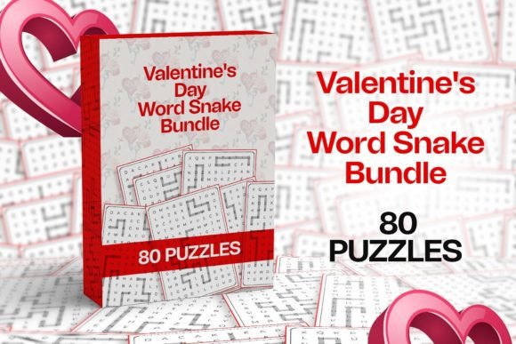 Valentines Day Word Snake Bundle