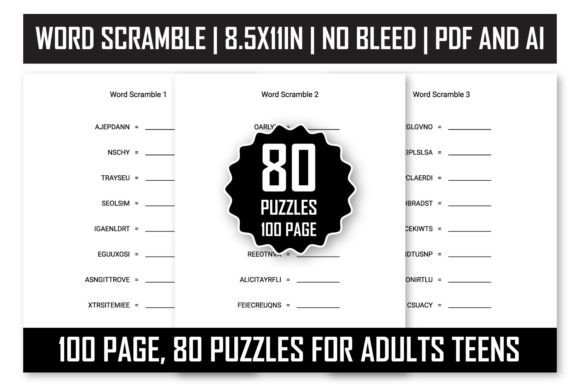 Word Scramble Puzzles Game